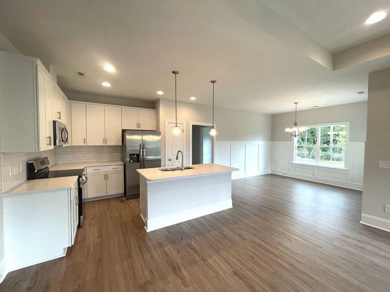 Representative furnished interior of a home built from the Jamestown by Bill Clark Homes in Osprey Landing, Southport (Image 4).