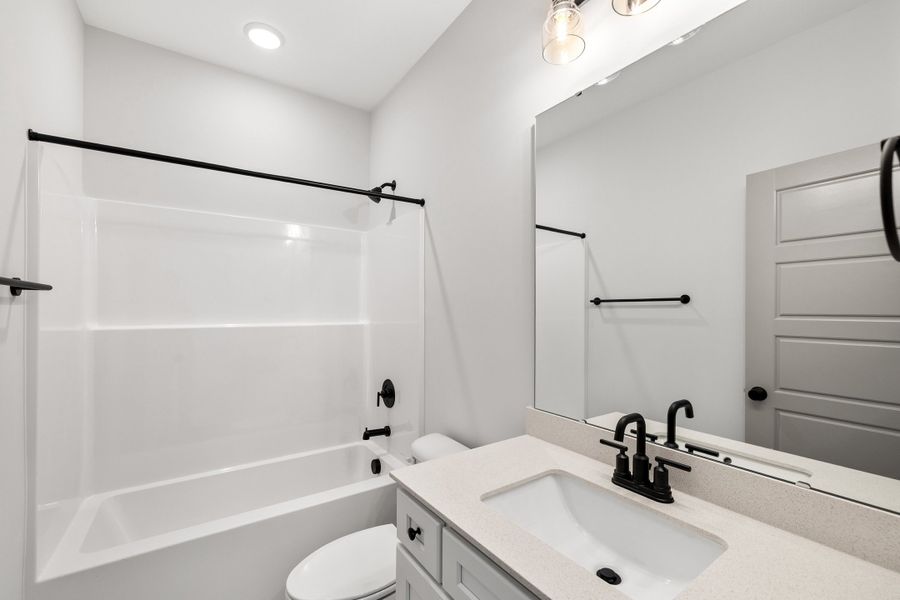 Representative furnished interior of a home built from the The Ellery by RobuckHomes in Baylee Ridge, Selma (Image 5).