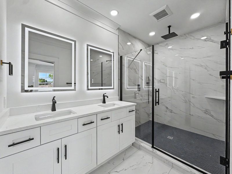 Furnished interior view inside a new home in , North Charleston (Image 17).