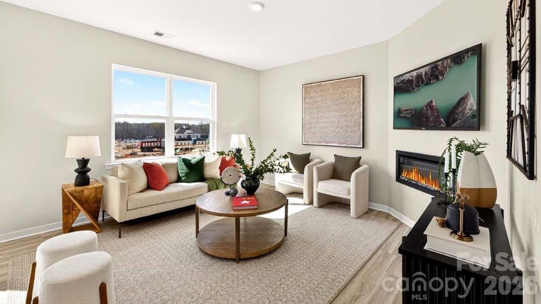 Furnished interior view inside a new home in Cline Village, Conover (Image 10).