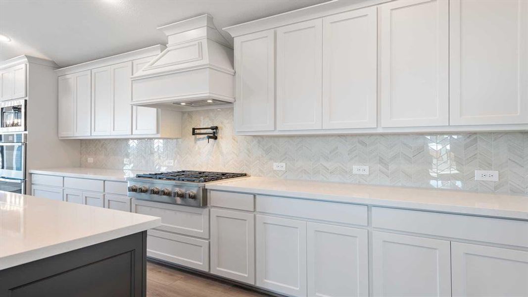 Furnished interior view inside a new home in Talon Hills 60'/70', Fort Worth (Image 8).