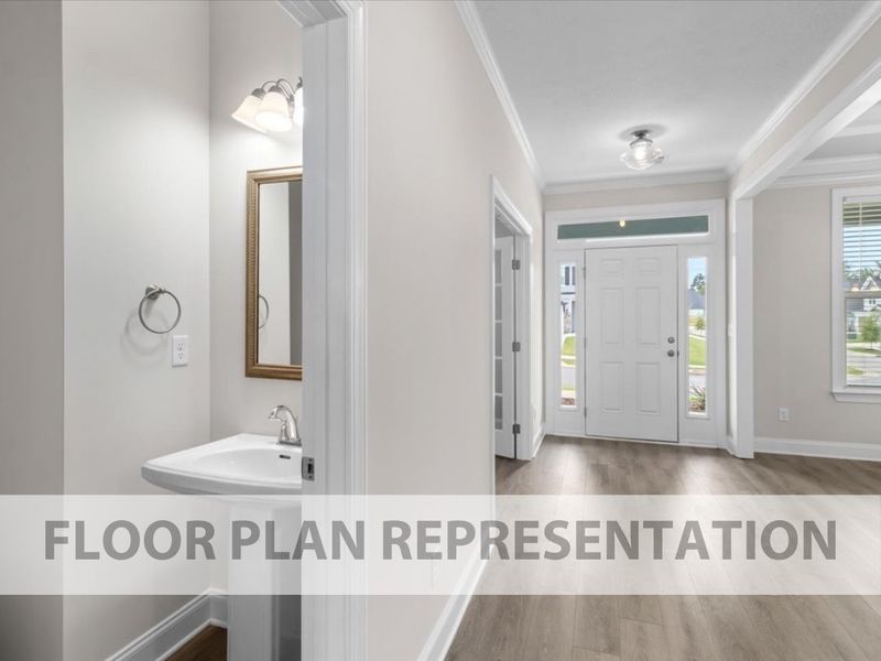 Representative furnished interior of a home built from the Stapleton by Ivey Homes in Tillery Park, Grovetown (Image 7).