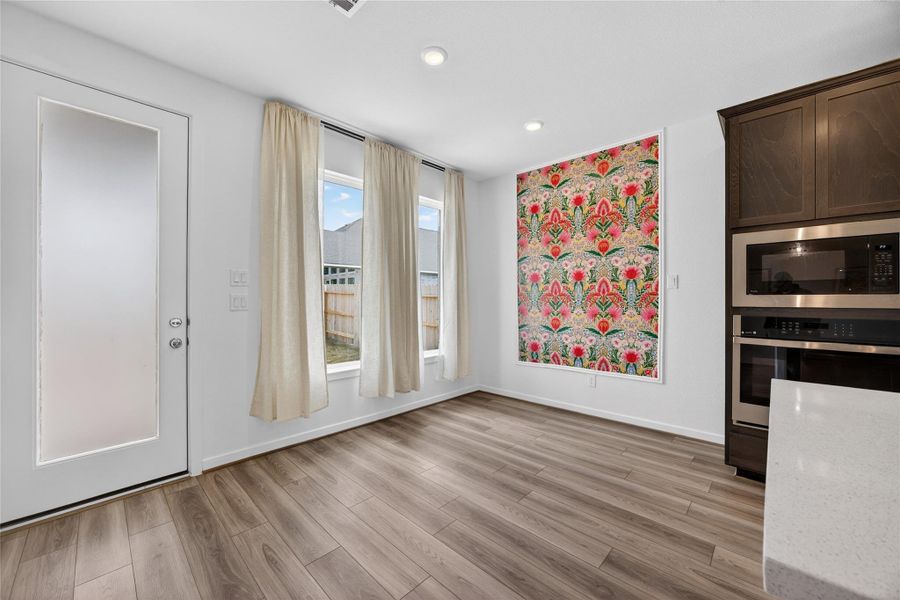 Furnished interior view inside a new home in Trillium, Richmond (Image 6). Furnished interior view inside a new home in Trillium, Richmond (Image 6).