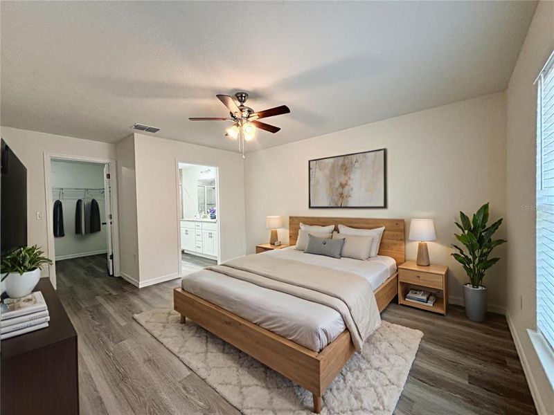 Furnished interior view inside a new home in , Dunnellon (Image 8).