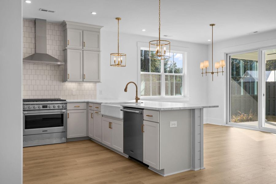 Furnished interior view inside a new home in , Johns Island (Image 10).