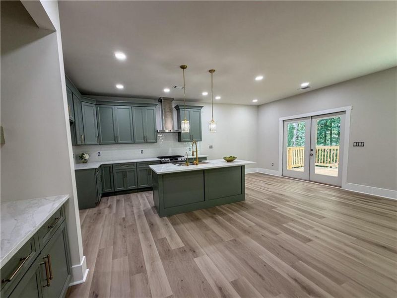 Furnished interior view inside a new home in , Norcross (Image 12).