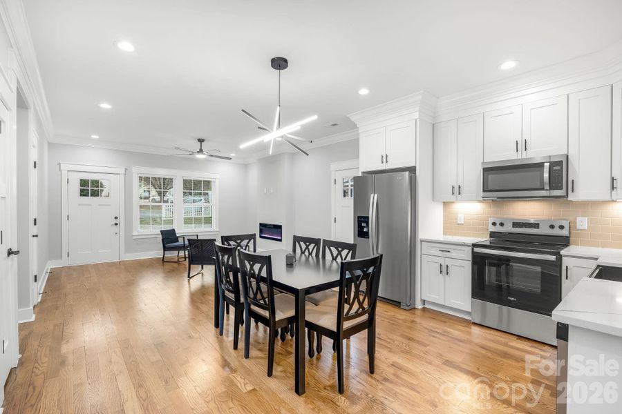Furnished interior view inside a new home in , Charlotte (Image 11).