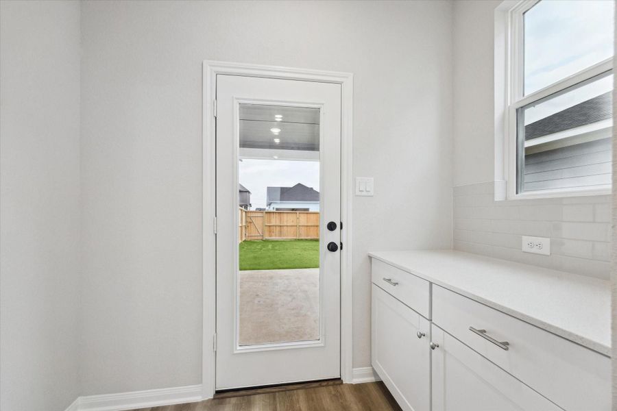 Furnished interior view inside a new home in Elyson, Katy (Image 8).