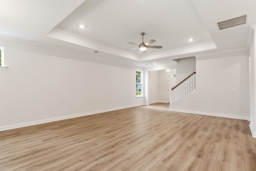 Spacious, unfurnished interior of a new home in Landing at Pine Lake, Anderson (Image 23).