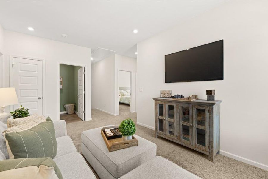 Furnished interior view inside a new home in Varnell Preserve, Dalton (Image 7).
