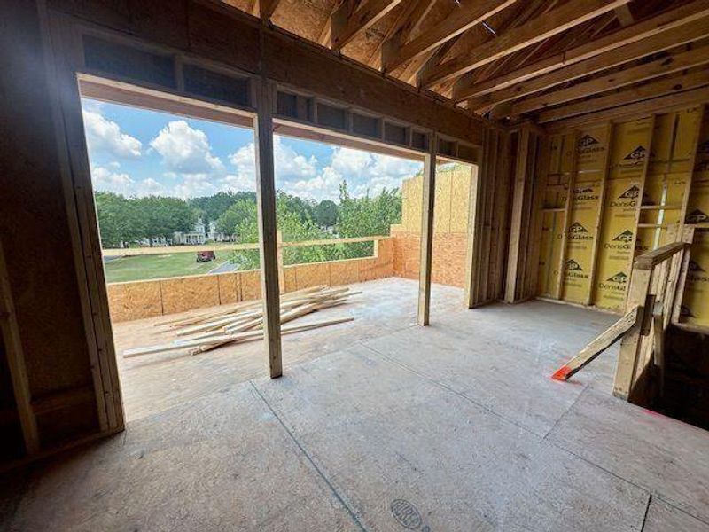 In-progress construction of a new home in , Senoia, GA (Image 29).
