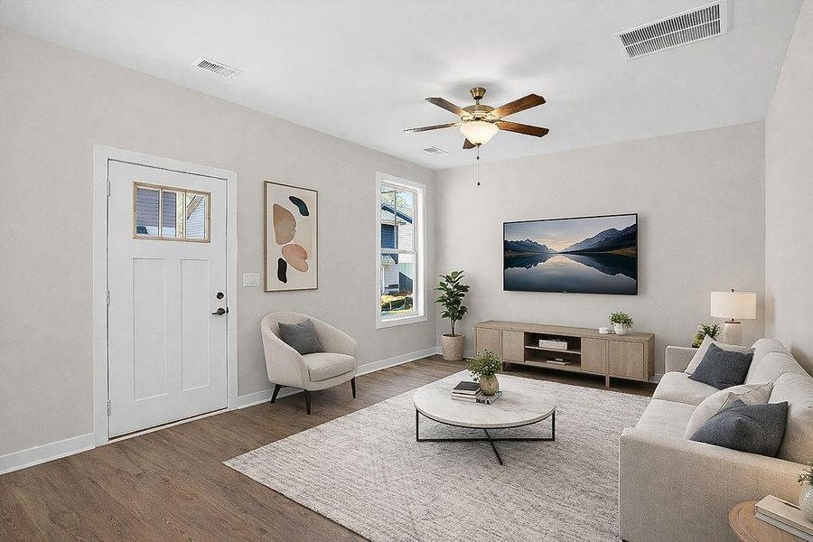 Furnished interior view inside a new home in , Fayetteville (Image 9).