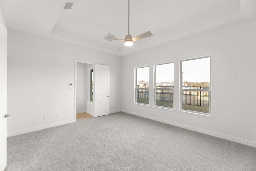 Representative unfurnished interior of a home built from the Driscoll by Pacesetter Homes in Meadow Run, Melissa (Image 36). Representative unfurnished interior of a home built from the Driscoll by Pacesetter Homes in Meadow Run, Melissa (Image 36).