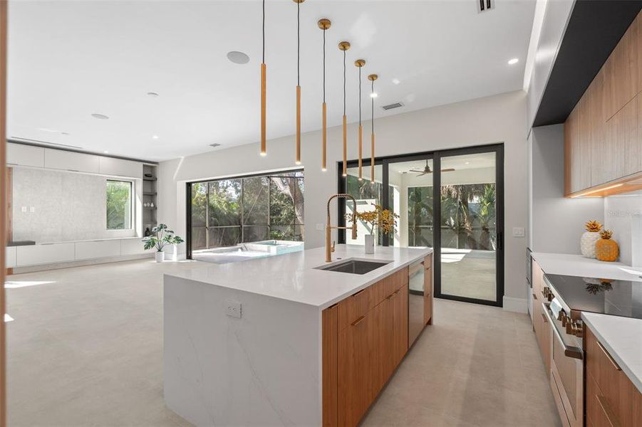 Furnished interior view inside a new home in , Sarasota (Image 16). Furnished interior view inside a new home in , Sarasota (Image 16).