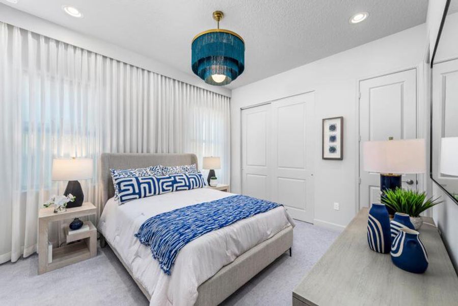 Furnished interior view inside a new home in Valencia Grand, Boynton Beach (Image 17). Furnished interior view inside a new home in Valencia Grand, Boynton Beach (Image 17).