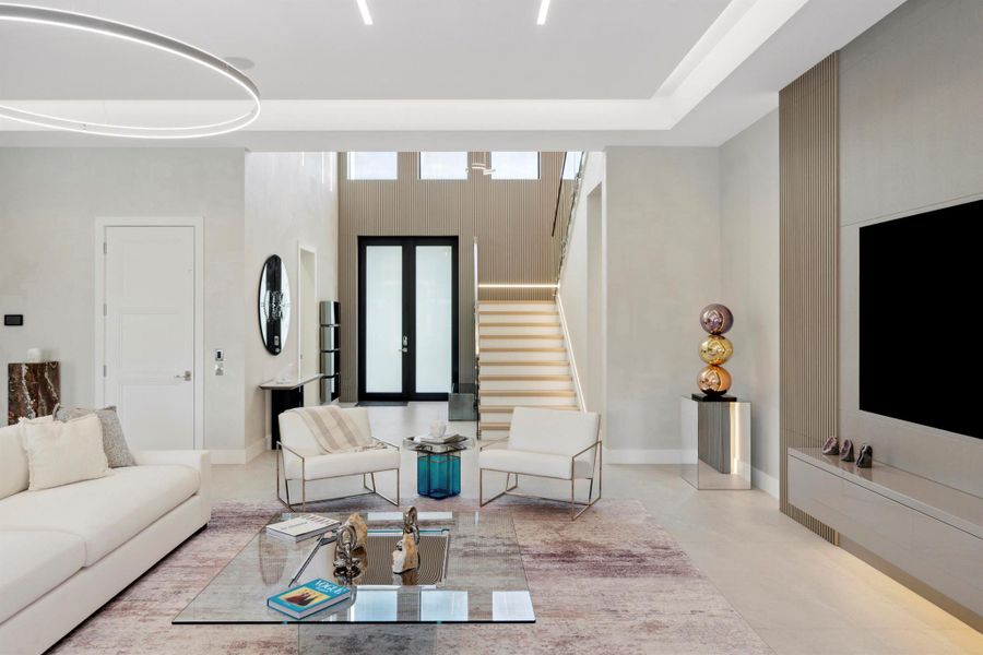 Furnished interior view inside a new home in , Boca Raton (Image 8). Furnished interior view inside a new home in , Boca Raton (Image 8).