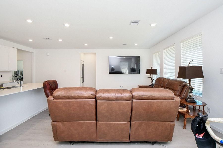 Furnished interior view inside a new home in Anniston, Katy (Image 13). Furnished interior view inside a new home in Anniston, Katy (Image 13).