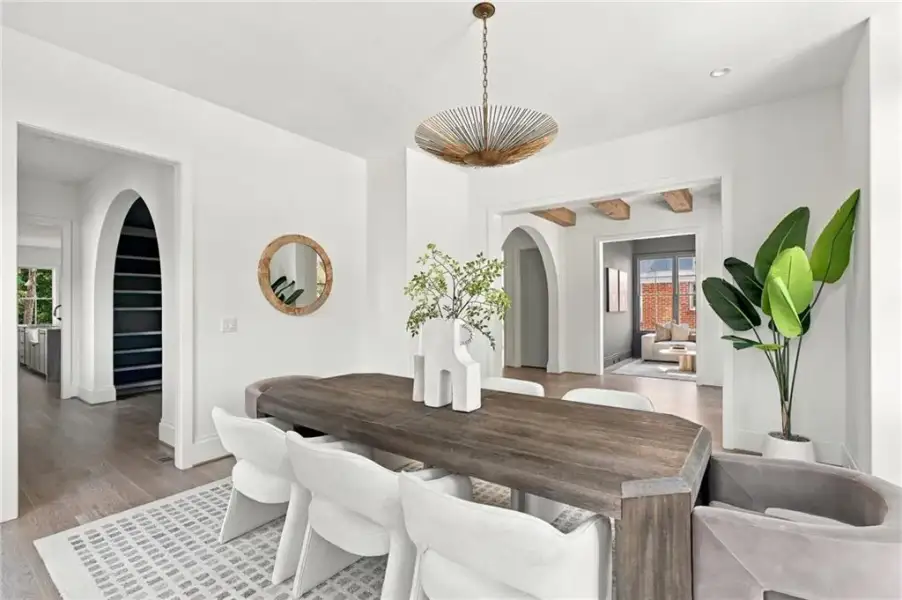 Furnished interior view inside a new home in , Atlanta (Image 7).