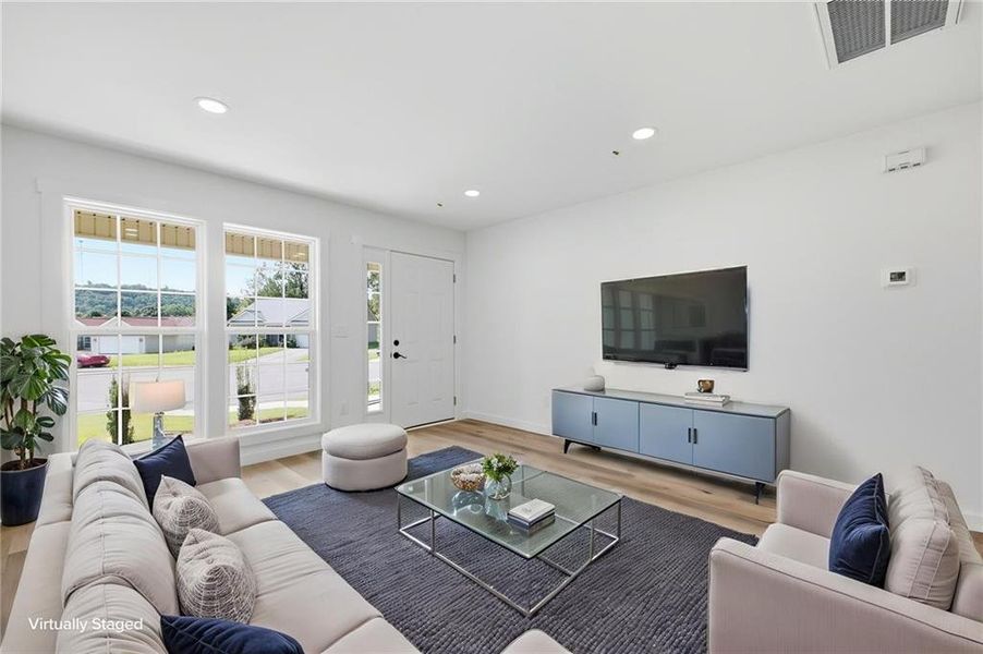 Furnished interior view inside a new home in , Calhoun (Image 6). Furnished interior view inside a new home in , Calhoun (Image 6).