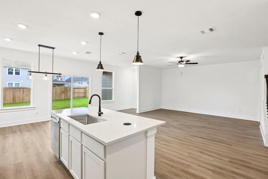 Furnished interior view inside a new home in Freedom at Anthem, Kyle (Image 13). Furnished interior view inside a new home in Freedom at Anthem, Kyle (Image 13).