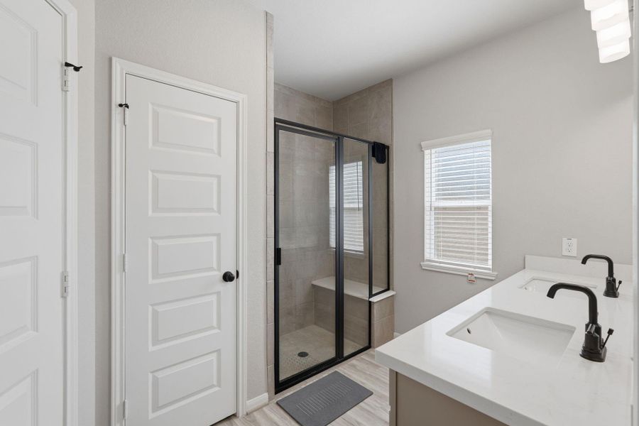 Furnished interior view inside a new home in Lexington Heights, Willis (Image 13).