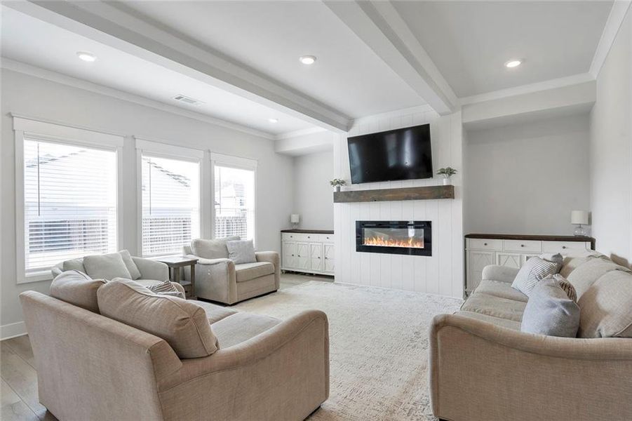 Furnished interior view inside a new home in , Gainesville (Image 9).