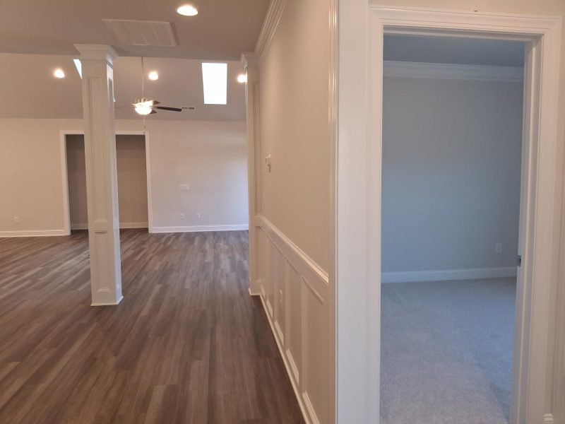Spacious, unfurnished interior of a new home in Weybridge, Burlington (Image 39). Spacious, unfurnished interior of a new home in Weybridge, Burlington (Image 39).