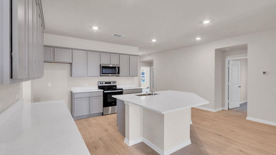 Furnished interior view inside a new home in Thunder Rock, Marble Falls (Image 5). Furnished interior view inside a new home in Thunder Rock, Marble Falls (Image 5).