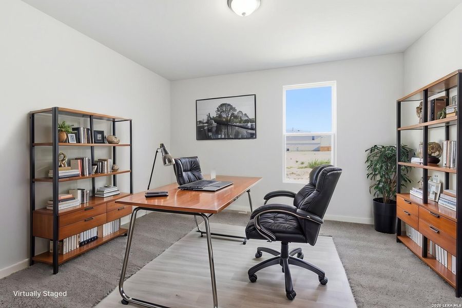 Furnished interior view inside a new home in , San Antonio (Image 13).