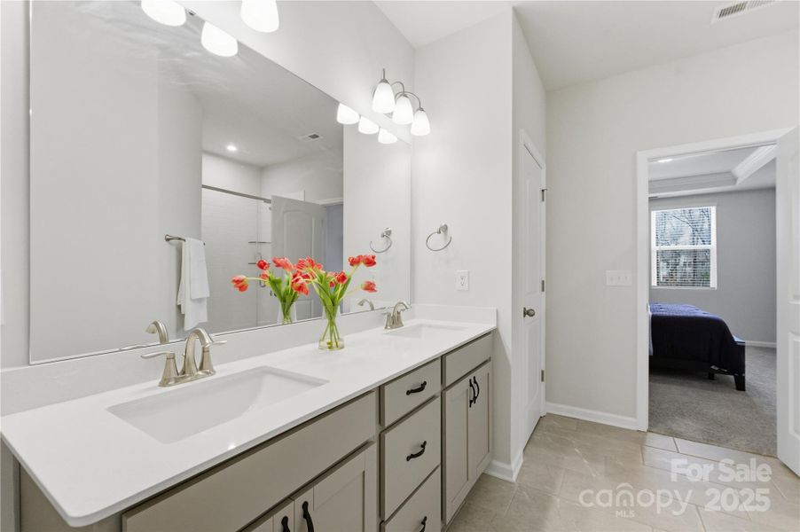 Main level primary bathroom