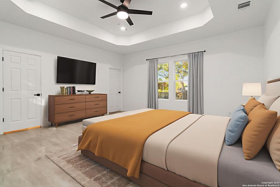 Furnished interior view inside a new home in , San Antonio (Image 11).