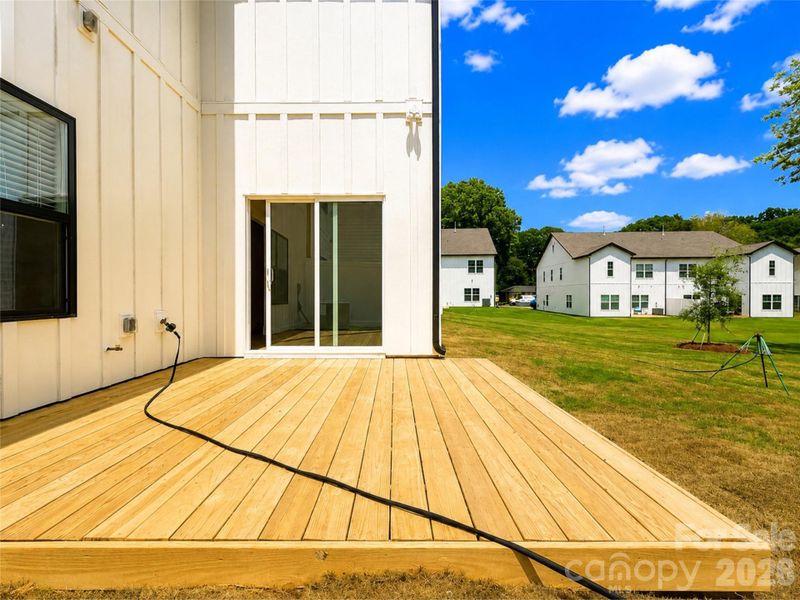 Exterior details and patio area of a home in , Charlotte (Image 16).