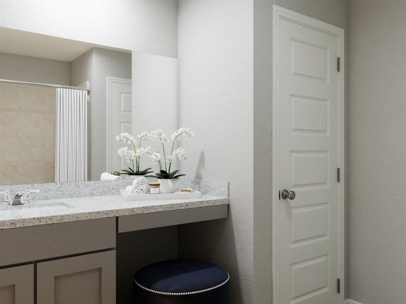 Photos are a representation of the floor plan. Options and interior selections will vary.
