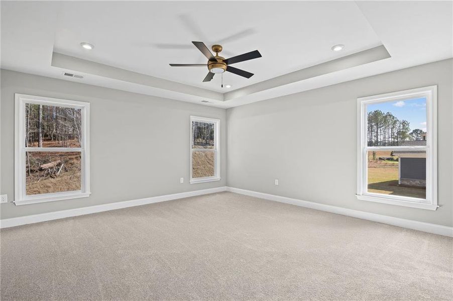 Spacious, unfurnished interior of a new home in Governor’s Preserve, Canton (Image 30).