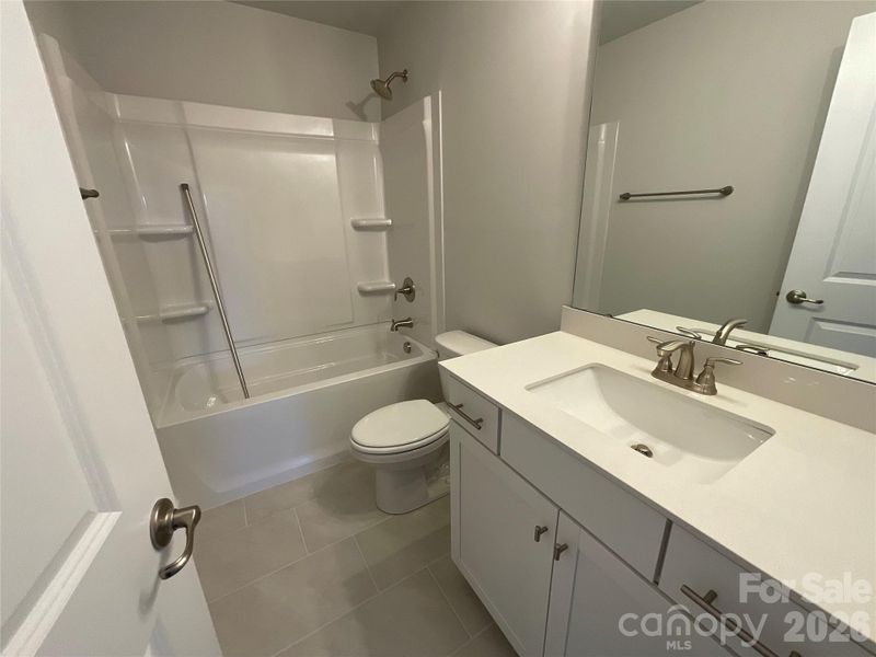 Hallway bathroom