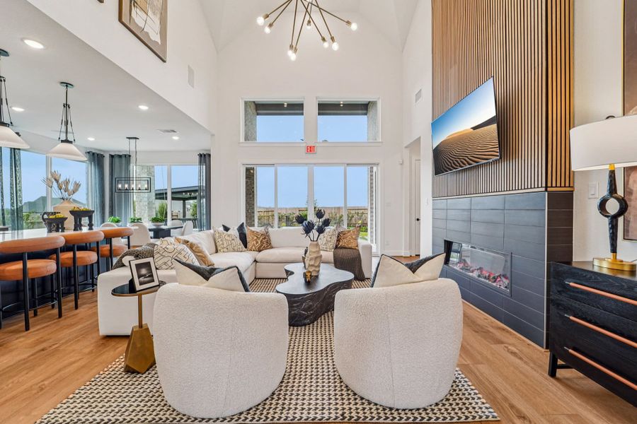 Furnished interior view inside a new home in Briarley, Montgomery (Image 36).
