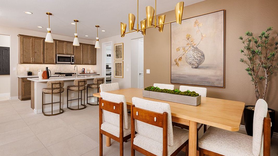 Representative furnished interior of a home built from the Regal by Taylor Morrison in Ladera Trails, Peoria (Image 8).