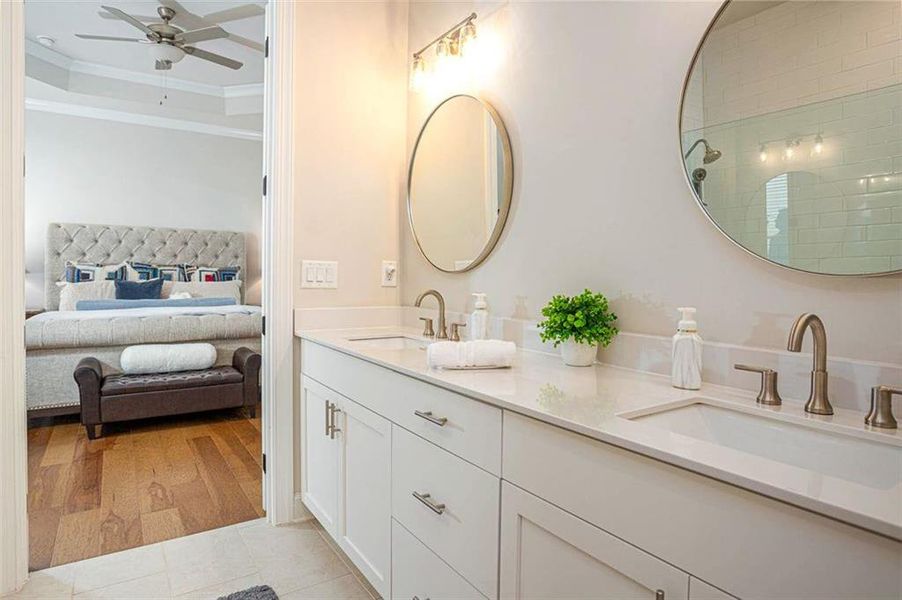 Furnished interior view inside a new home in Idylwilde, Canton (Image 16).