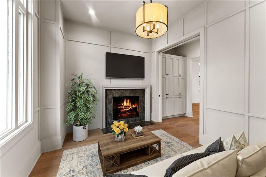 Furnished interior view inside a new home in , Chattahoochee Hills (Image 12).