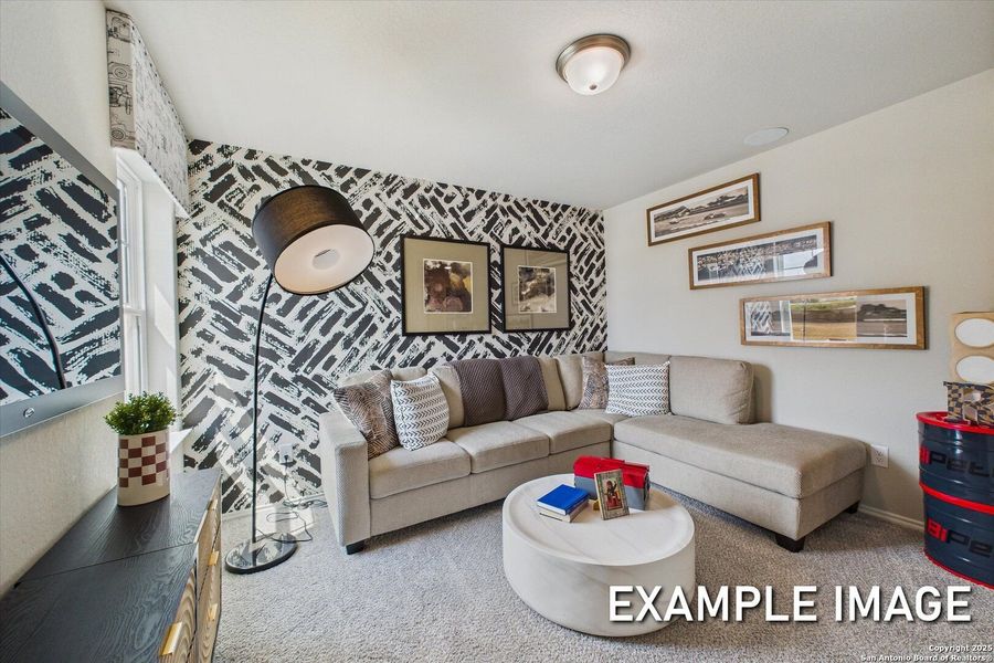Furnished interior view inside a new home in Agave, San Antonio (Image 28).
