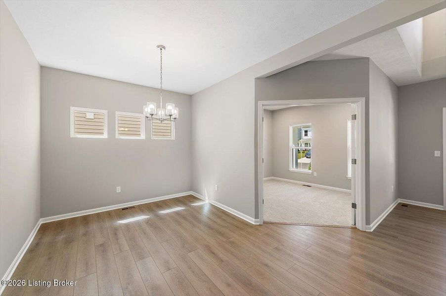 Spacious, unfurnished interior of a new home in Bridle Run, Louisville (Image 16). Spacious, unfurnished interior of a new home in Bridle Run, Louisville (Image 16).