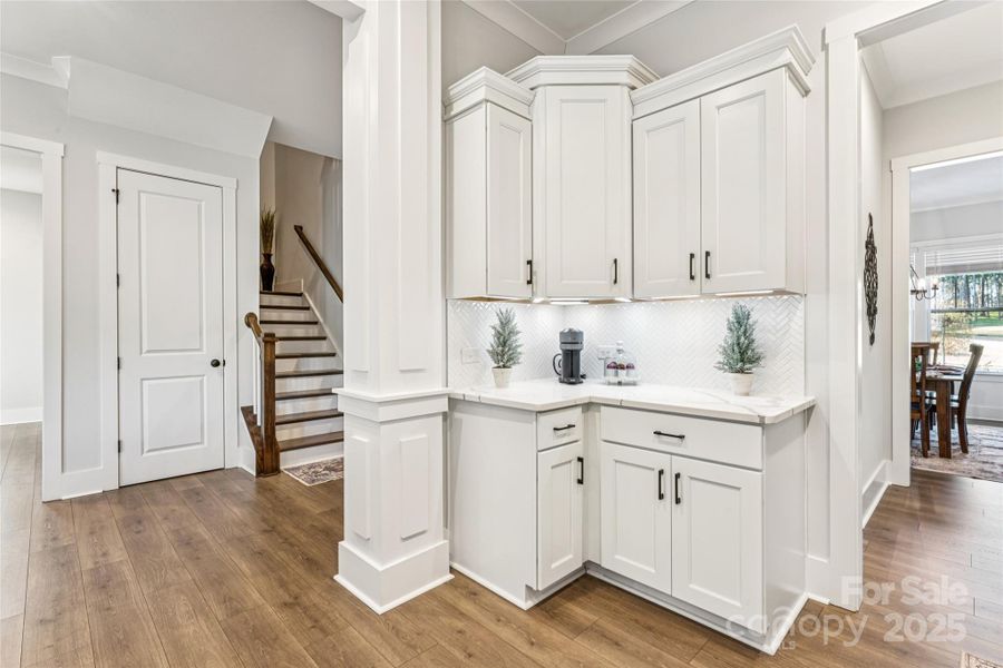 Furnished interior view inside a new home in , Indian Trail (Image 12). Furnished interior view inside a new home in , Indian Trail (Image 12).
