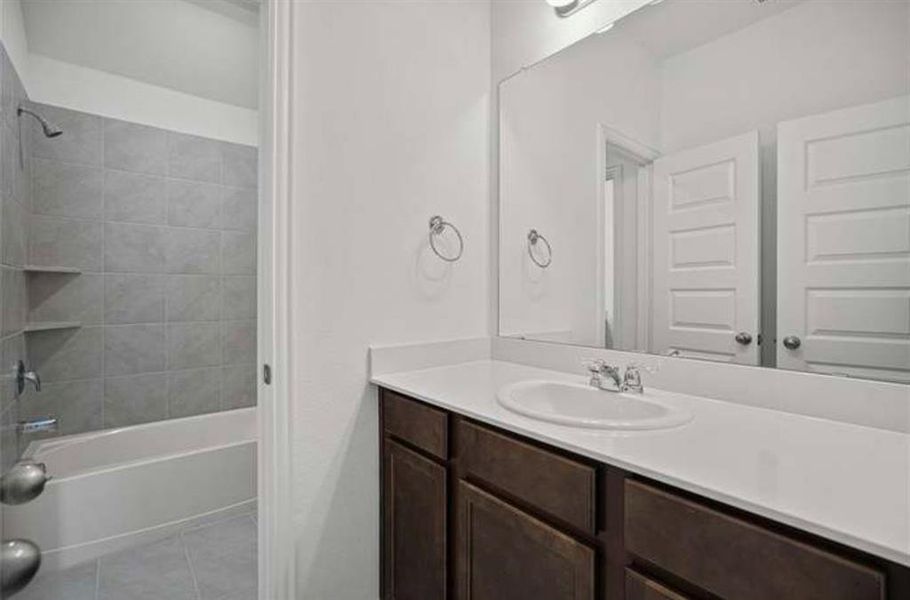 Furnished interior view inside a new home in Whitewing Trails, Princeton (Image 8).