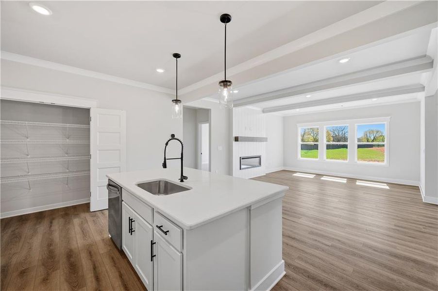 Furnished interior view inside a new home in Garland Meadows, Cartersville (Image 13).