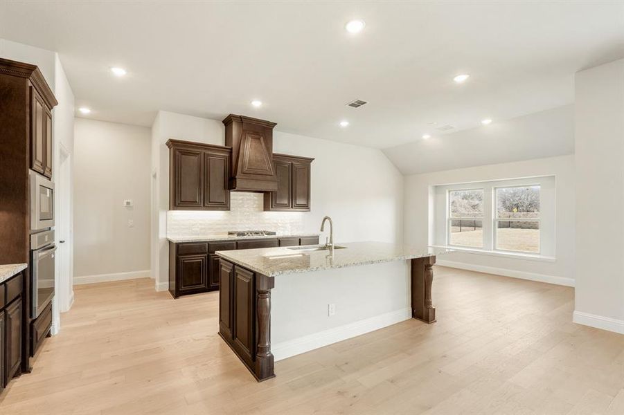 Furnished interior view inside a new home in Abe's Landing, Granbury (Image 11).