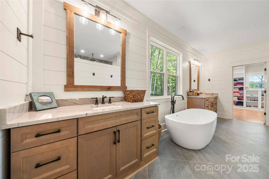 Furnished interior view inside a new home in , Clover (Image 10).