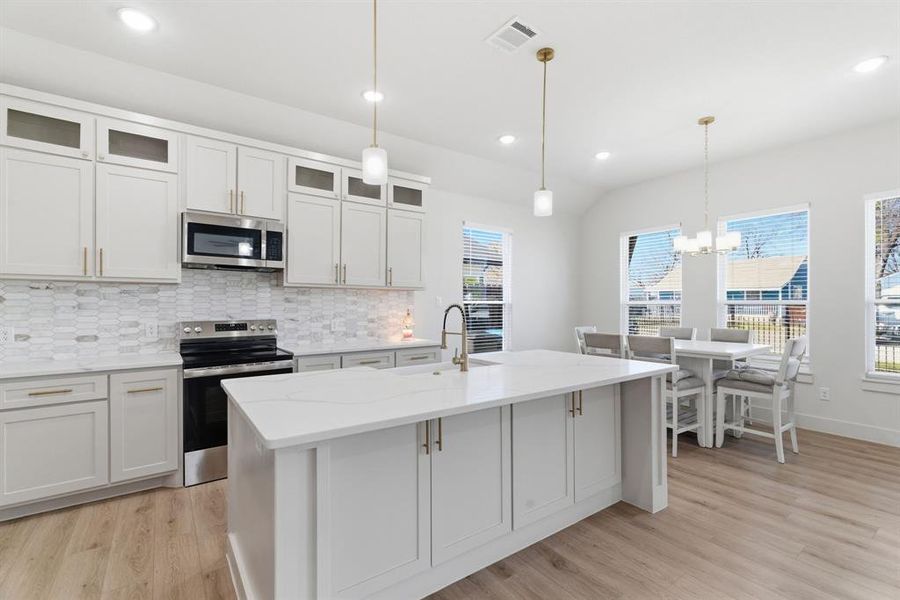 Furnished interior view inside a new home in , Fort Worth (Image 16).