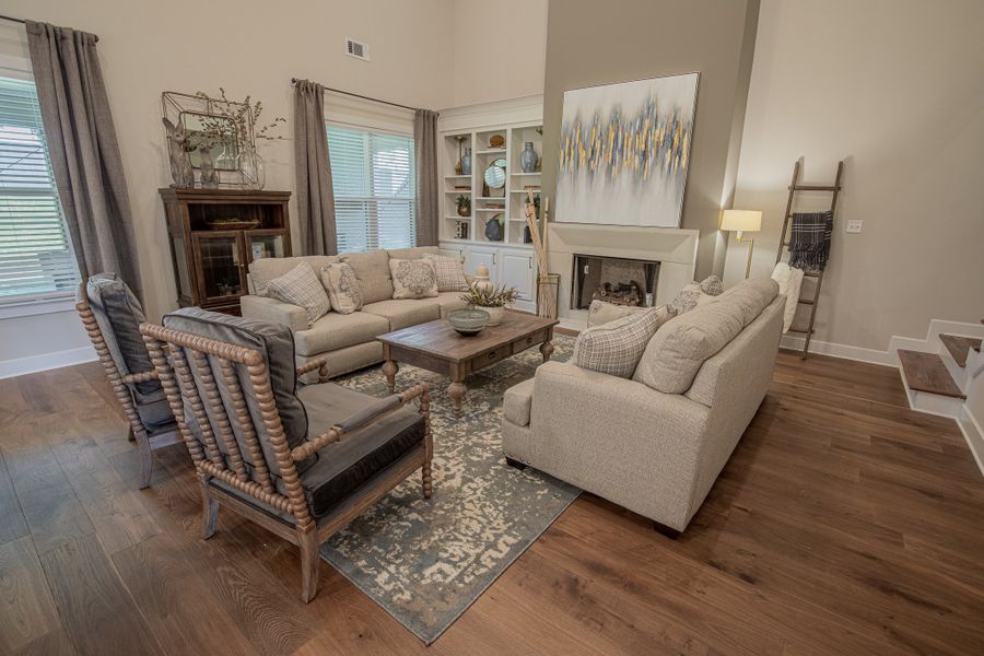 Representative furnished interior of a home built from the Huntington by Grant & Co in White Oak, Arlington (Image 53).