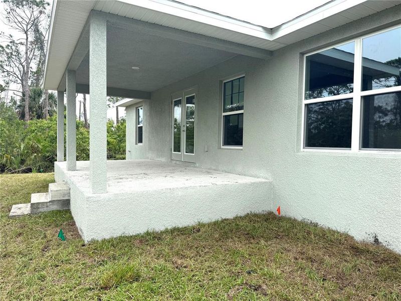 Front exterior of a new home in South Gulf Cove, Port Charlotte, FL, highlighting curb appeal (Image 2). Front exterior of a new home in South Gulf Cove, Port Charlotte, FL, highlighting curb appeal (Image 2).