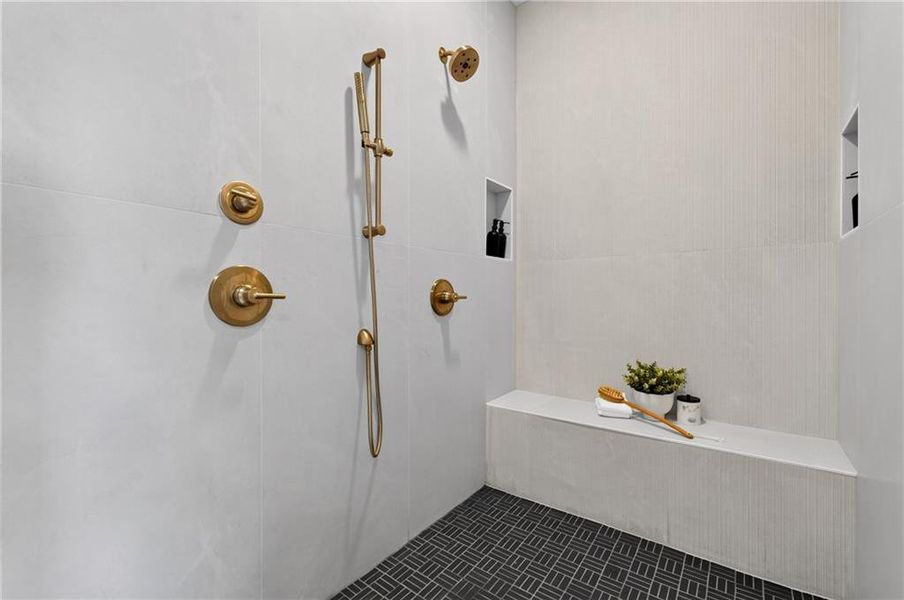 Close-up of interior finishes inside a home in , Atlanta (Image 21).